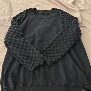 Navy blue plus size sweater